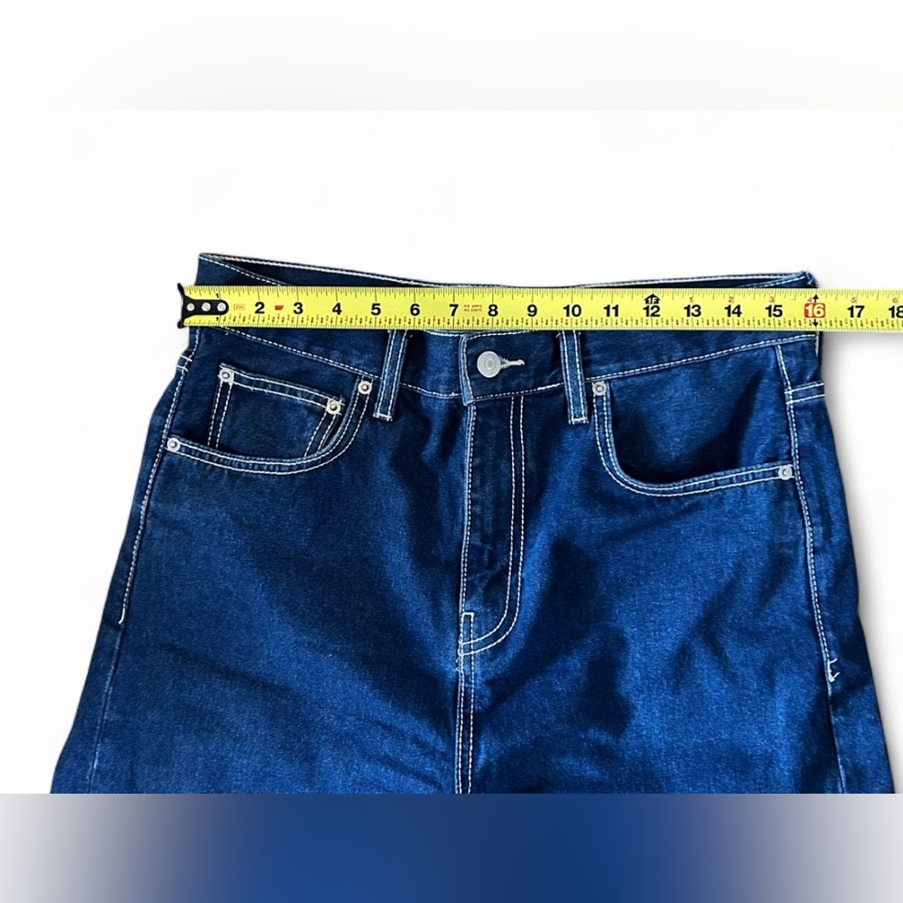 Zara Dark Blue Flare Jeans - Picture 5 of 11